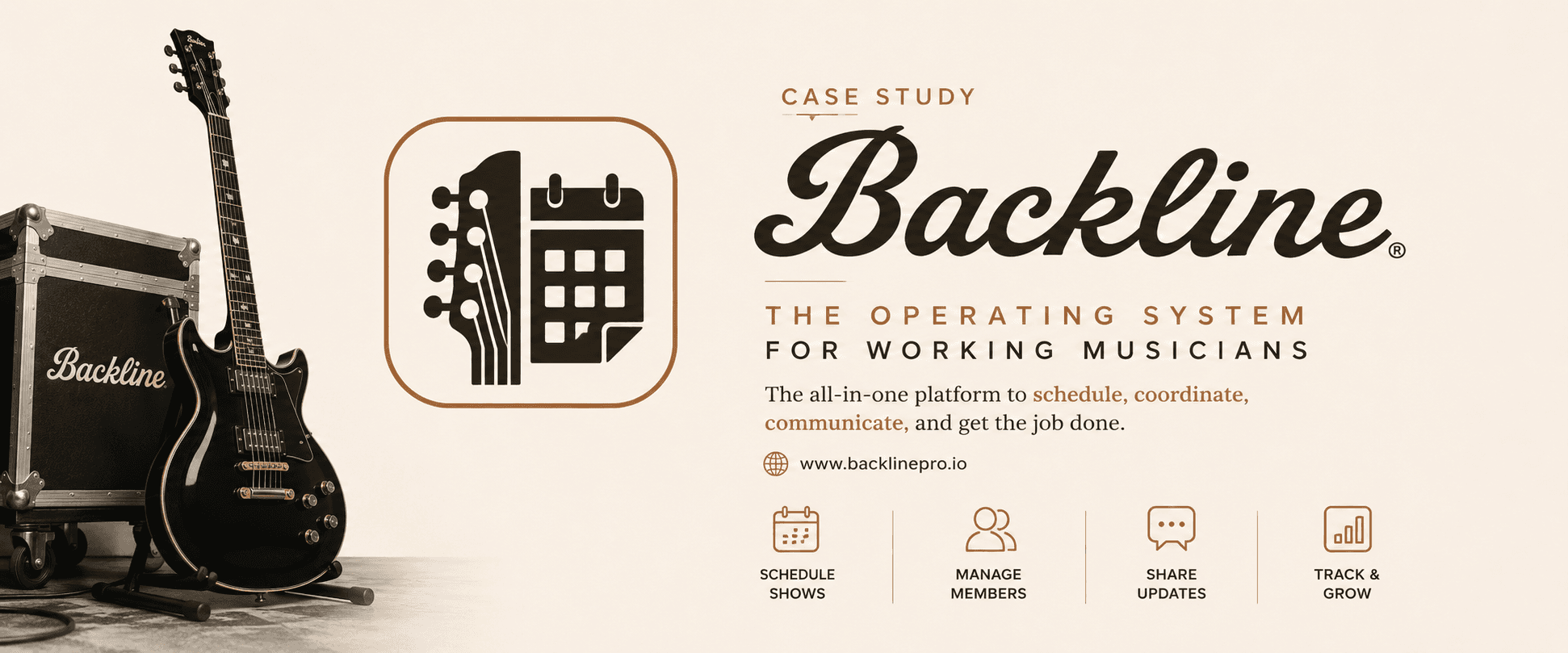 Backline — SaaS platform hero