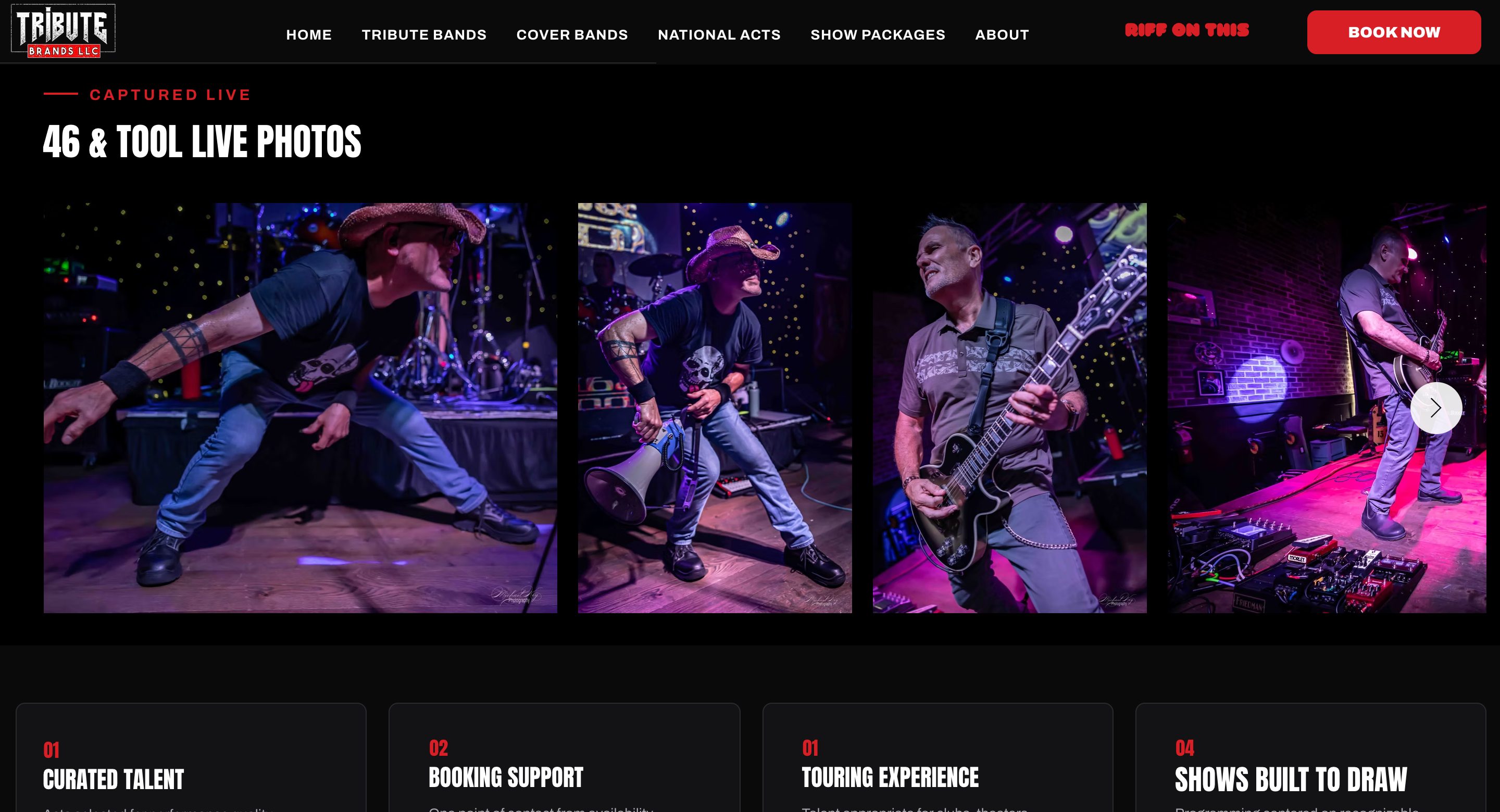 Live photos on the 46 & Tool artist page.