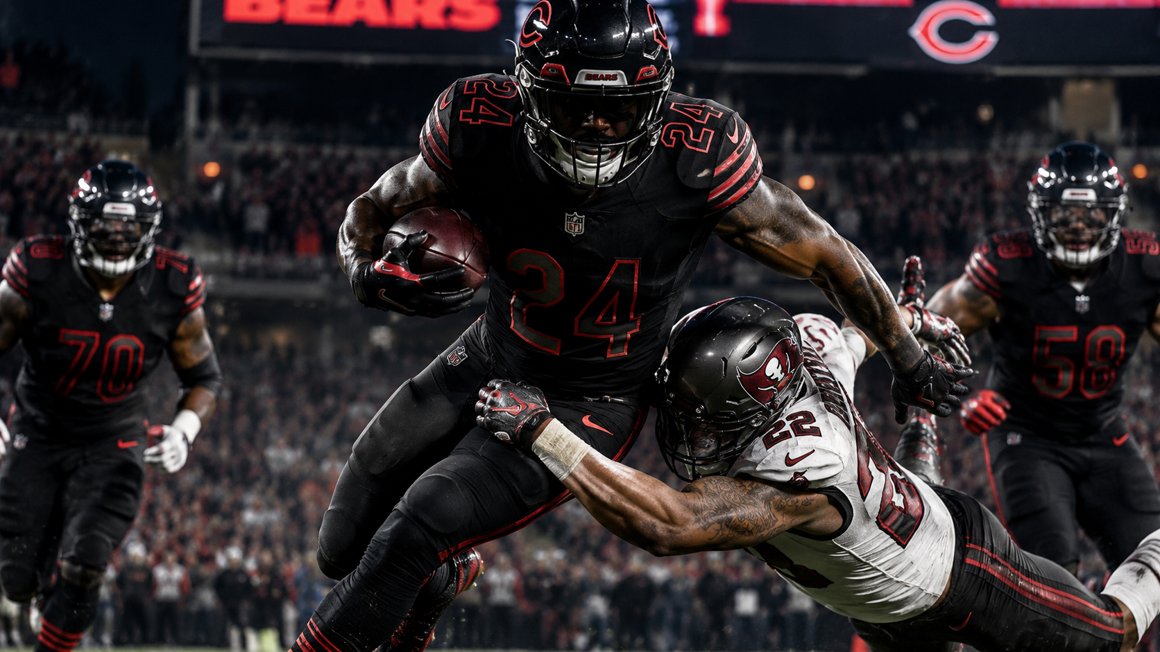 Chicago Bears reimagined — campaign visual 01