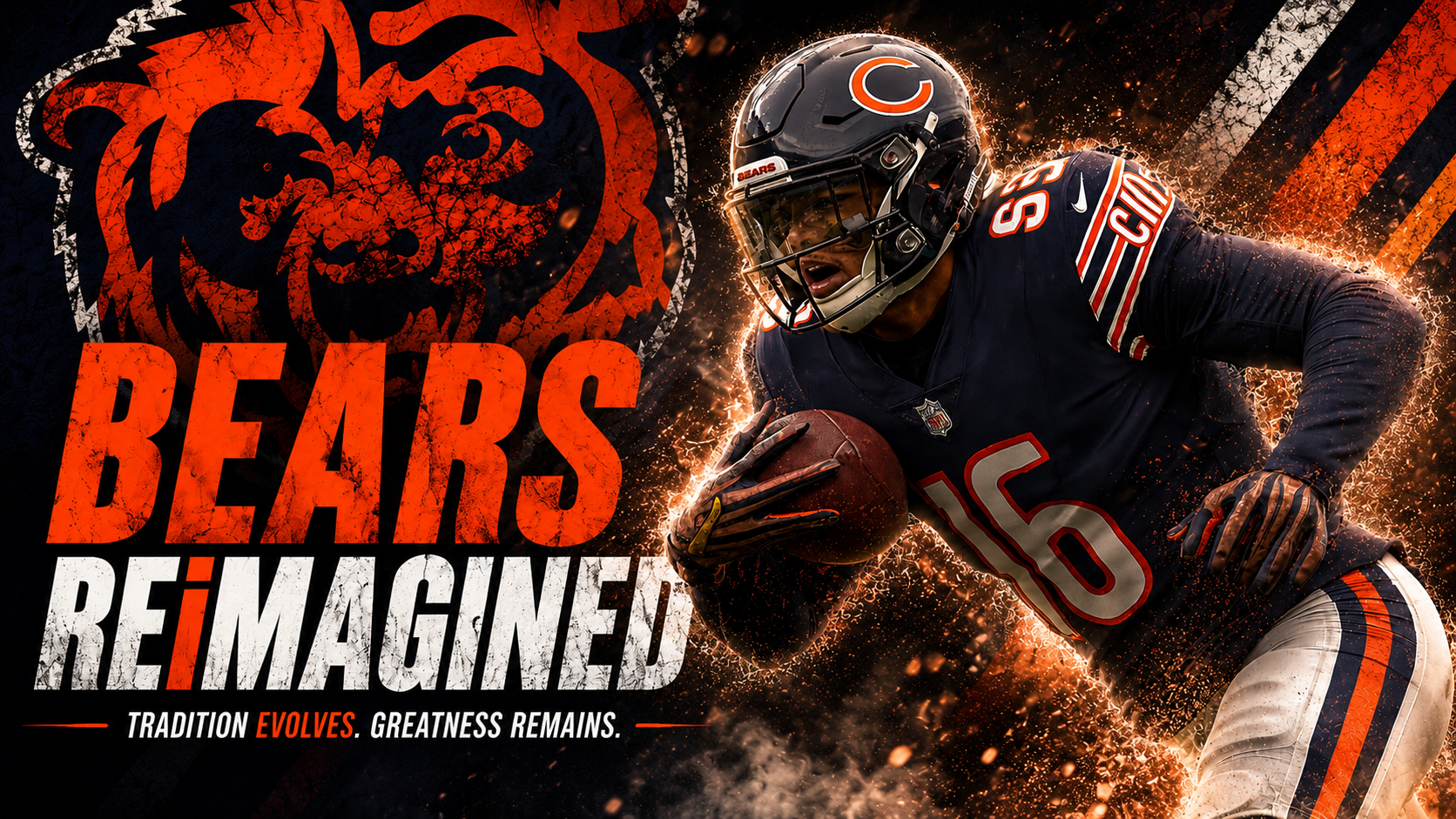 Chicago Bears reimagined — team concept hero