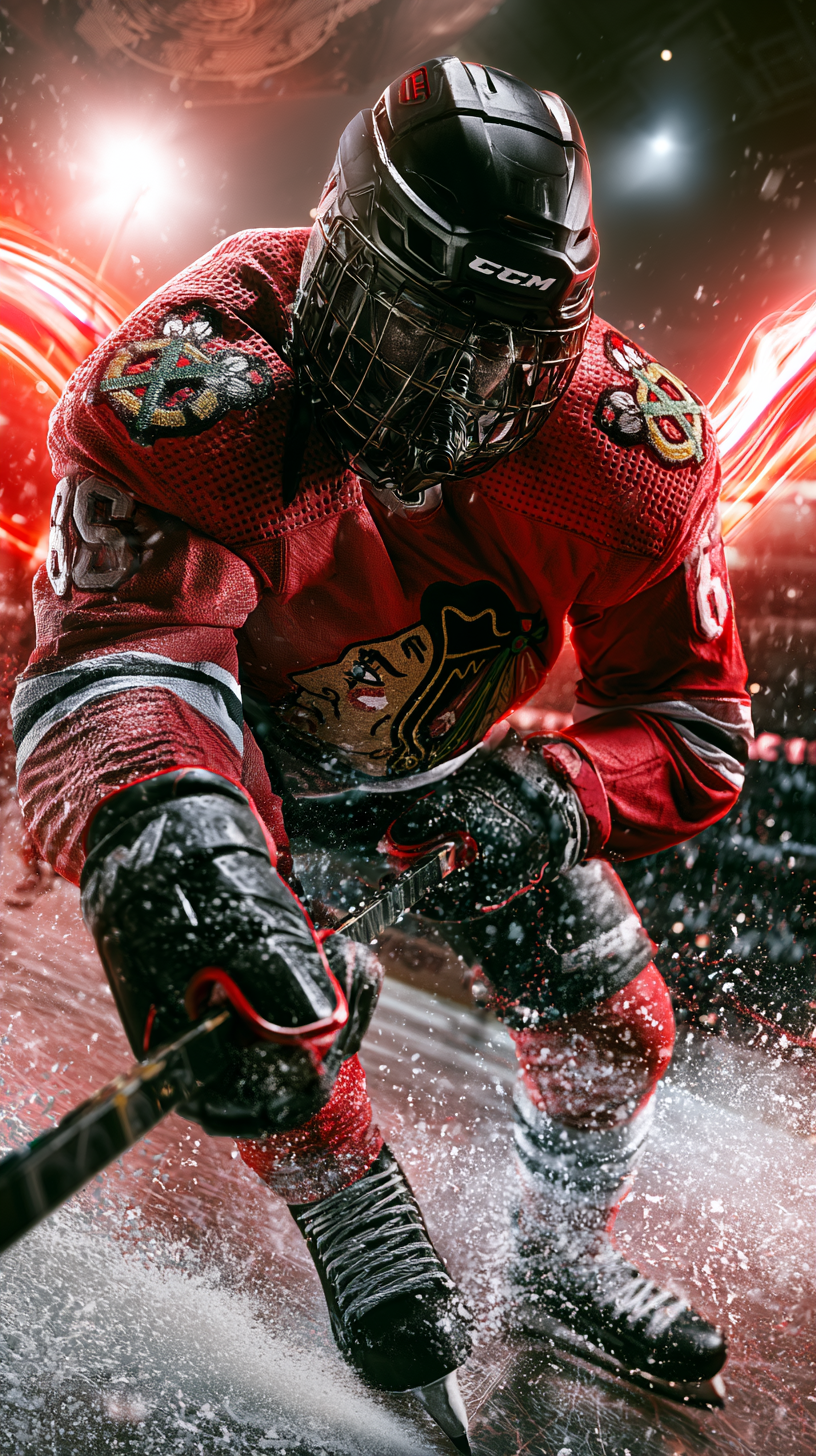 Chicago Blackhawks reimagined — uniform concept portrait 01