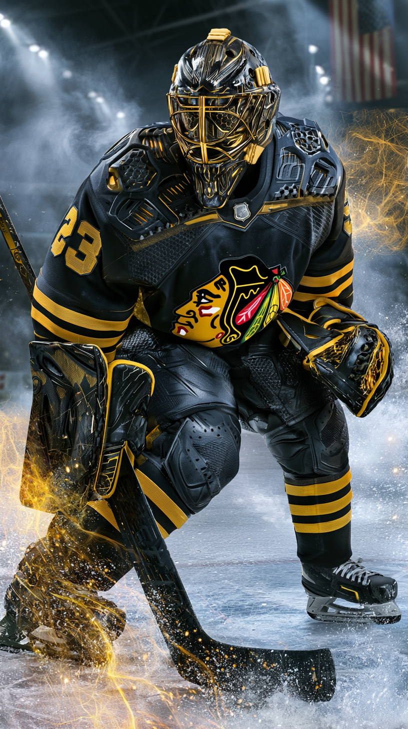Chicago Blackhawks reimagined — uniform concept portrait 04