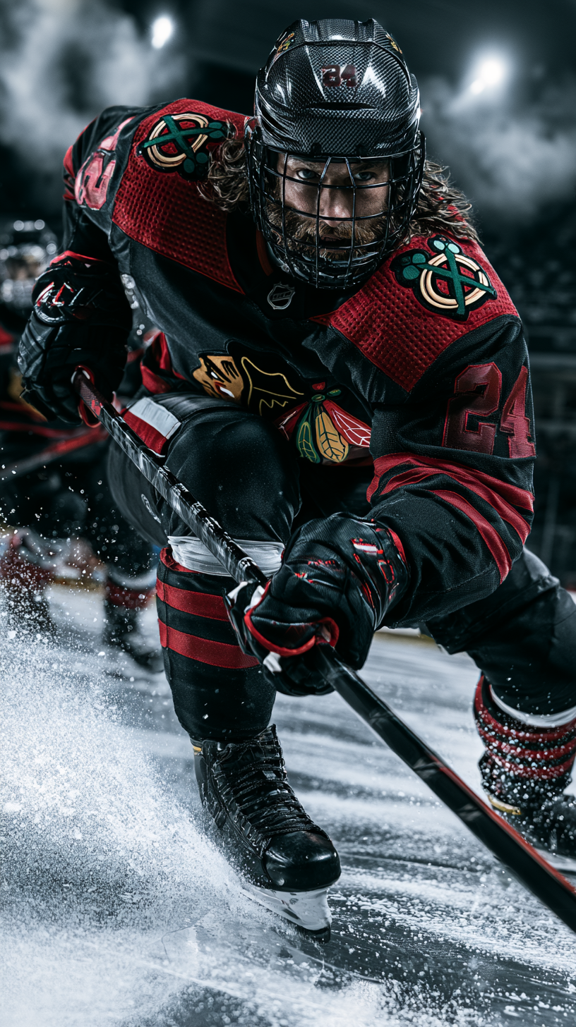 Chicago Blackhawks reimagined — uniform concept portrait 06