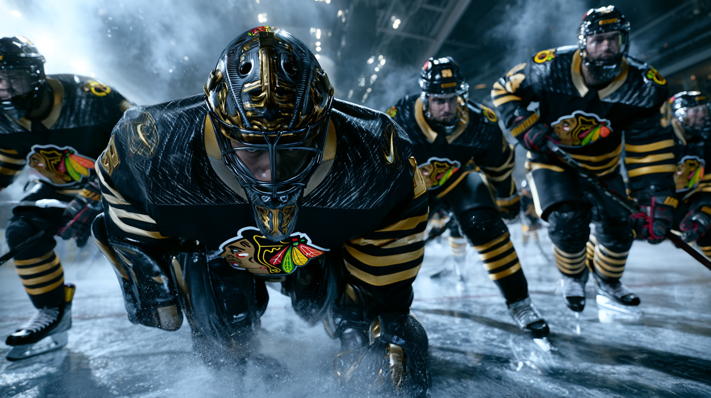 Chicago Blackhawks reimagined — campaign visual